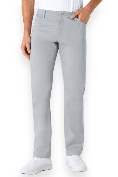 Comfort Stretch 5-Pocket Hose Herren - gerades Bein grau