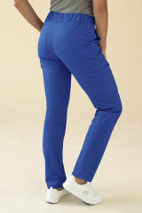 KAERE Pantalon Femme - avec poches cargo bleu