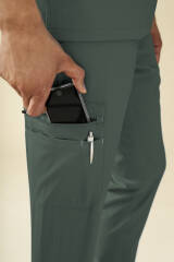 kaere broek heren - zoom met boord donkergroen