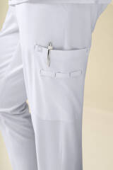 kaere Pantalon Homme - Bas de jambe droit blanc
