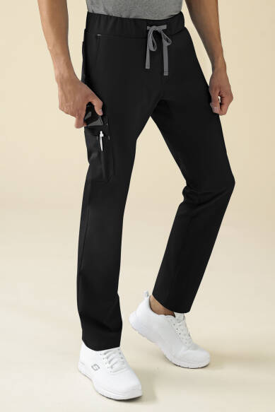KAERE Pantalon Homme - avec poches cargo noir