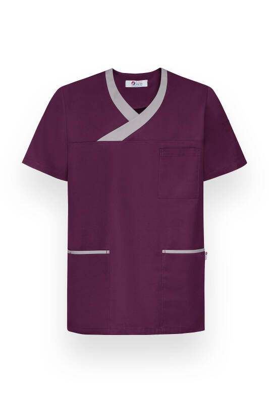 CORE Tunique Homme prune/gris