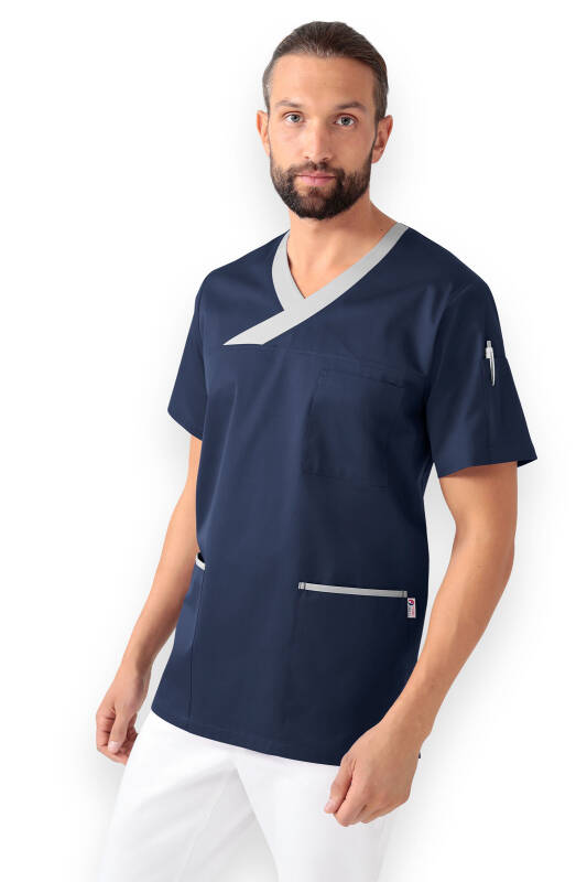 CORE oversteektuniek heren navy/grijs