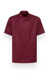Gastro Veste de cuisine Homme - Manche courte bordeaux