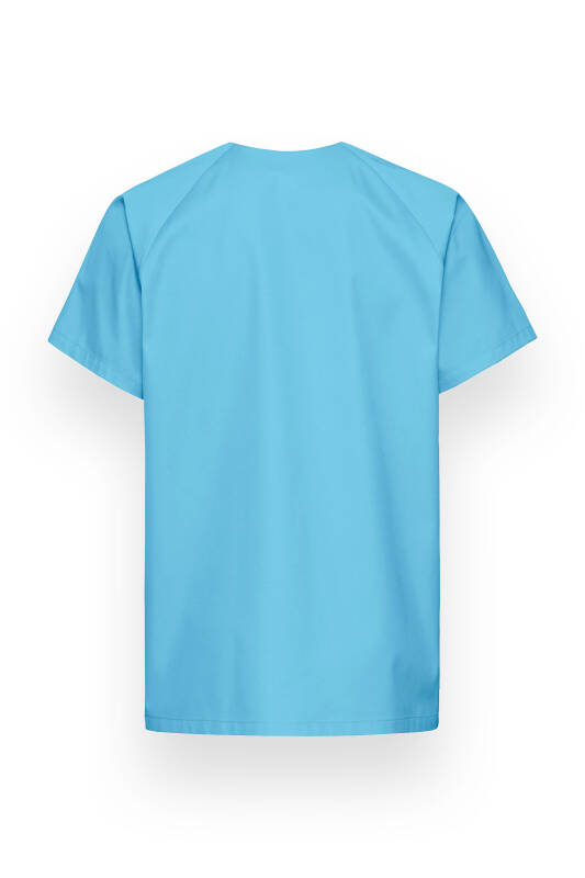CORE tuniek heren - doorknoopsluiting turquoise