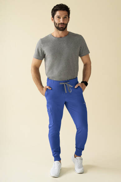 kaere Pantalon Homme - Bord au bas des jambes Taille courte bleu