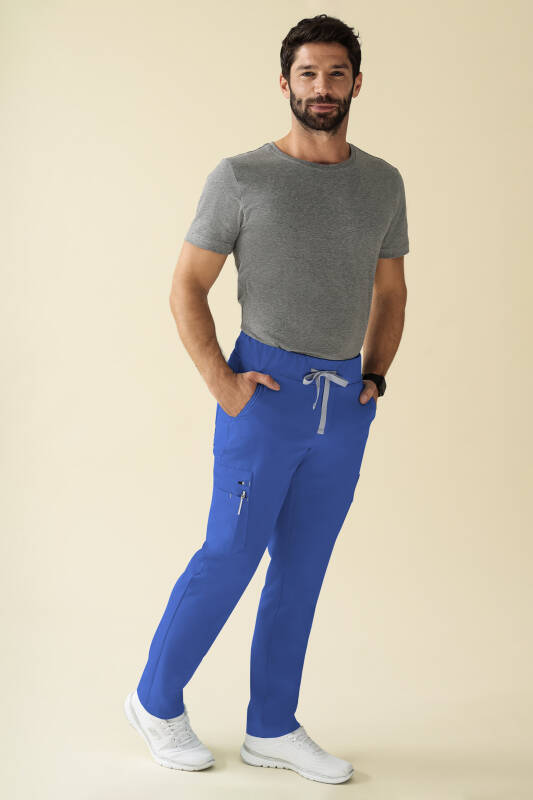 kaere Pantalon Homme - Bas de jambe droit Taille courte bleu