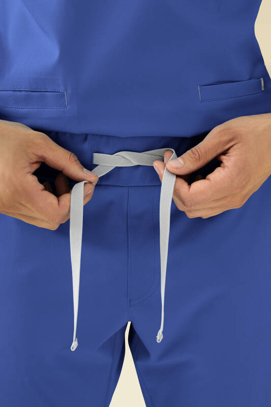 KAERE broek heren - rechte zoom korte maat blauw