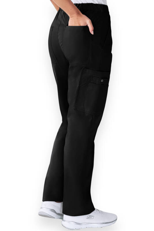 CLINIC WASH broek uniseks - met beenzak zwart