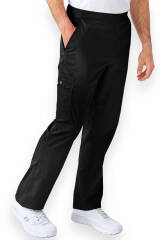 CLINIC WASH Pantalon mixte - Poche sur la jambe noir