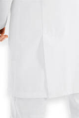 Blouse blanche Homme - patte de boutons-pression blanc blanc