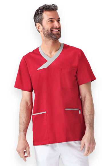 CORE Schlupfkasack Herren rot/grau