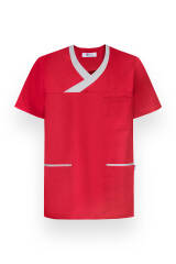 CORE oversteektuniek heren rood/grijs