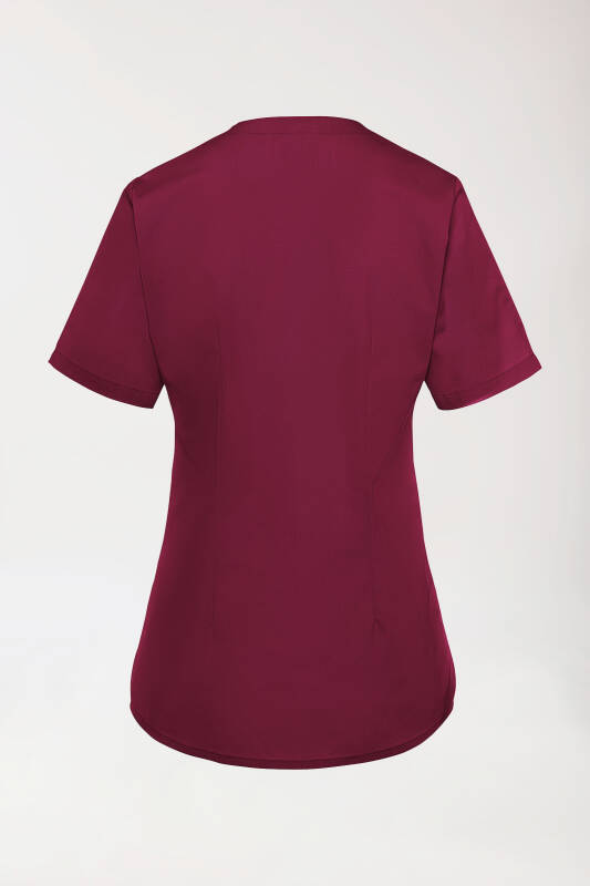 Tunique Stretch Femme - Col V bordeaux