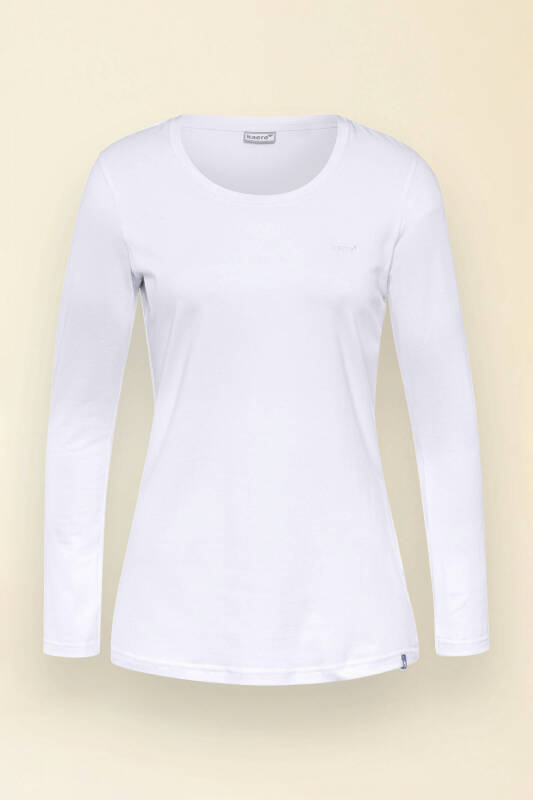 CORE T-shirt Femme - manche longue blanc
