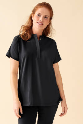 KAERE Tunique Femme - Col officier noir