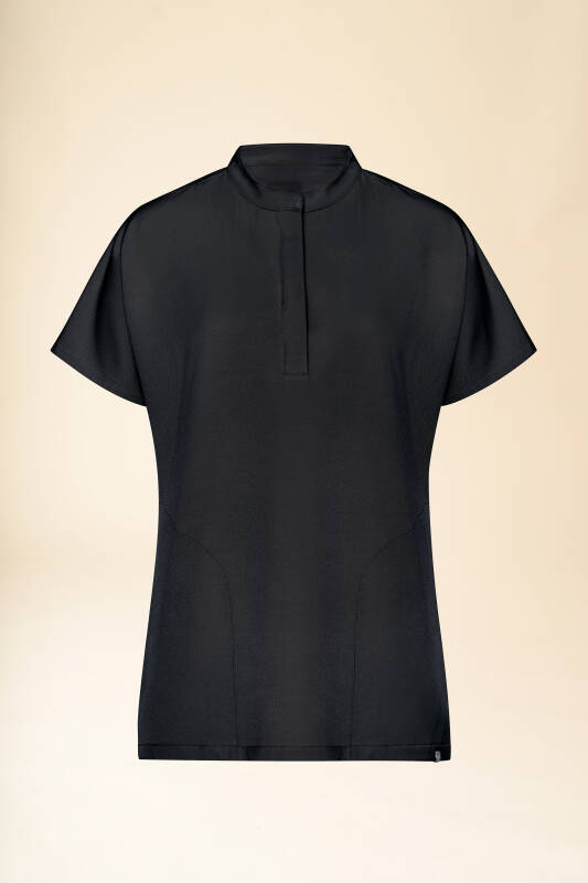 KAERE Tunique Femme - Col officier noir