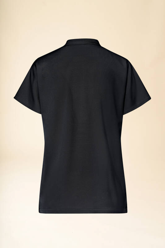 KAERE Tunique Femme - Col officier noir