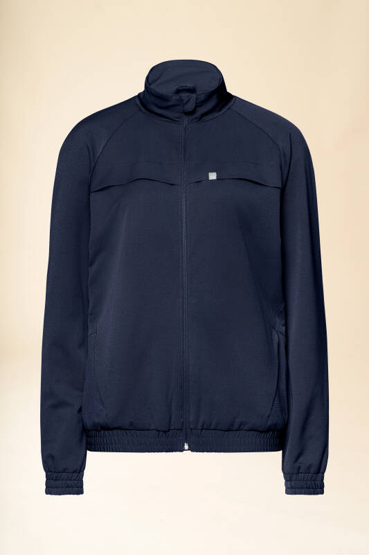 KAERE Veste blouson Femme - Poignet élastiqué bleu navy