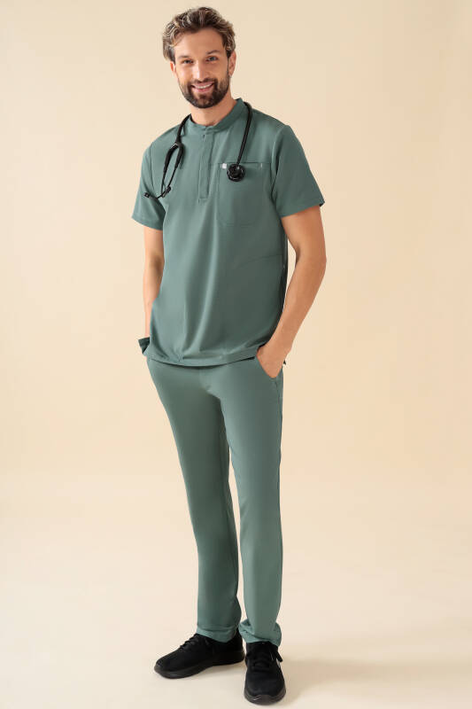 KAERE broek heren - zonder beenzak donkergroen