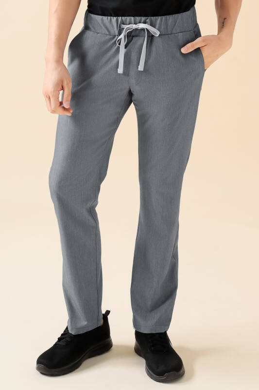 KAERE broek heren - zonder beenzak grijs melange