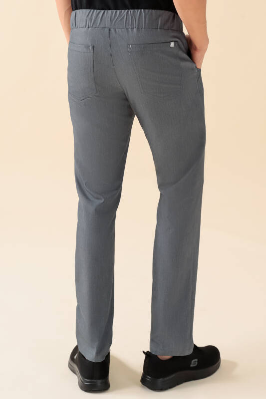 KAERE broek heren - zonder beenzak grijs melange