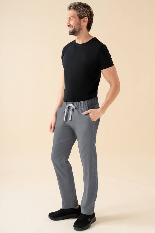 KAERE broek heren - zonder beenzak grijs melange