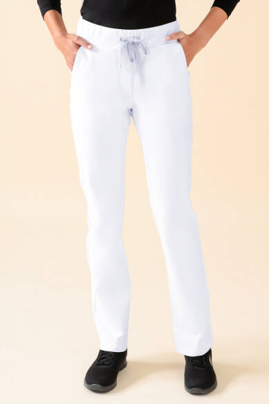 KAERE Pantalon Femme - sans poche cargo blanc