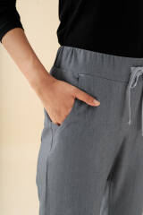 KAERE broek dames - zonder beenzak grijs melange