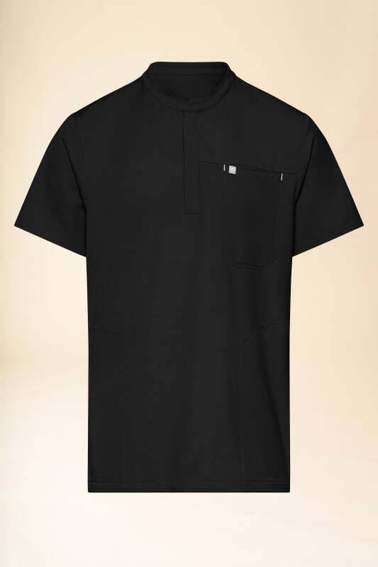 KAERE Tunique Homme - Col officier noir