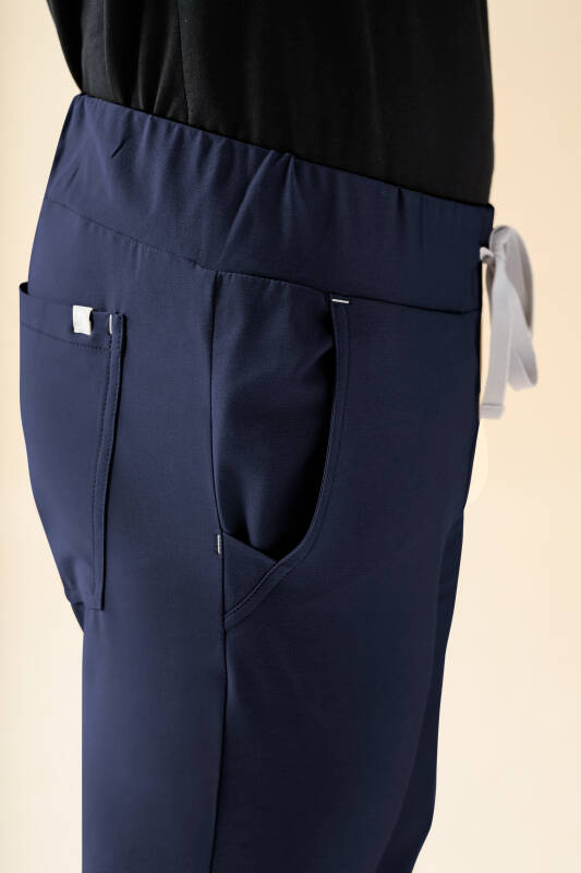 KAERE Hose Herren - Saumbündchen Kurzgr. ohne Beintaschen navy