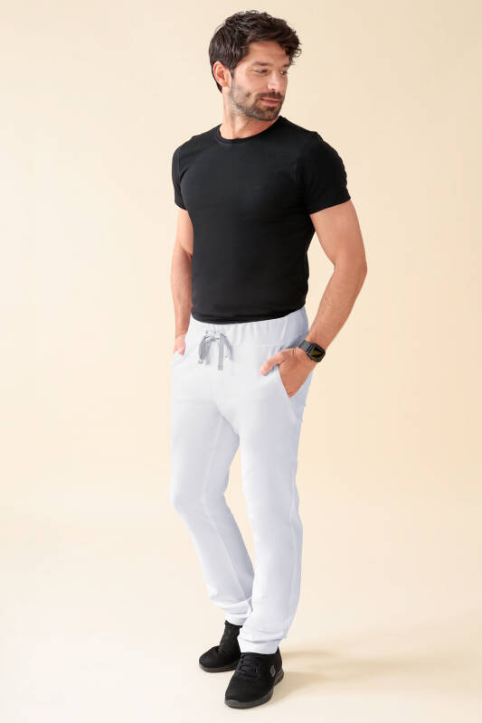 KAERE Pantalon Homme - sans poche cargo blanc