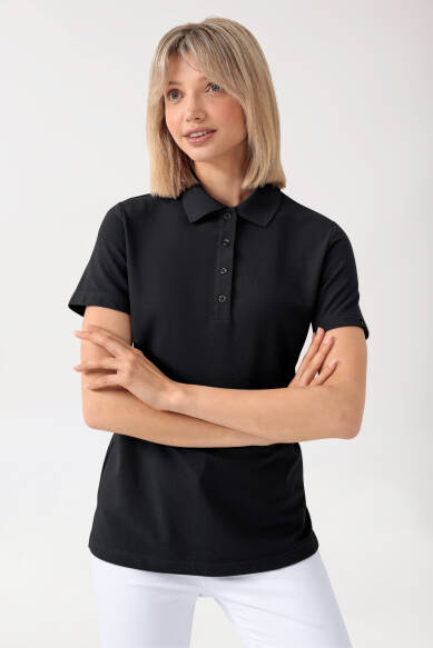 CORE shirt dames polokraag zwart