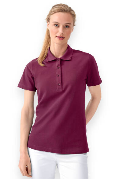 CORE T-shirt Femme Doubleface Piqué – Col polo berry