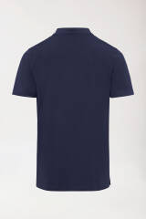 COMFY FLEX stretch shirt heren - polokraag navy