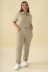 KAERE Damesbroek - 5-pocket zand