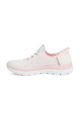 Sneaker Femme-SKECHERS-blanc-créme rosé