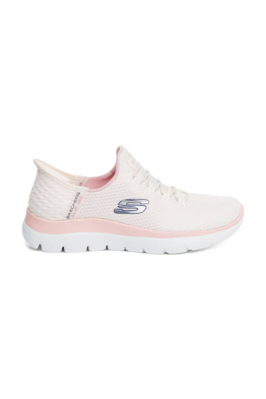 Sneaker Femme-SKECHERS-blanc-créme rosé