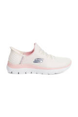 Sneaker Femme-SKECHERS-blanc-créme rosé