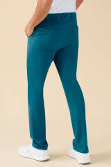 KAERE Hose Herren - gerader Saum ohne Beintaschen petrol
