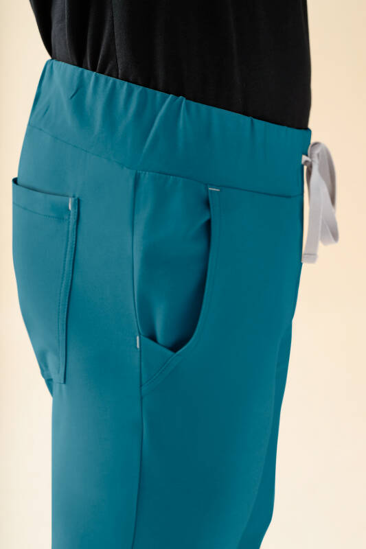 KAERE Hose Herren - Saumbündchen Kurzgr. ohne Beintaschen petrol