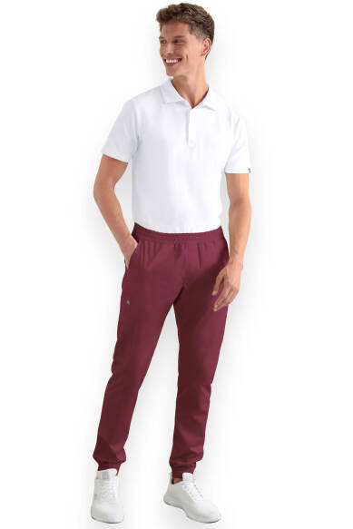 CORE cargo broek heren- joggingbroek style bordeaux