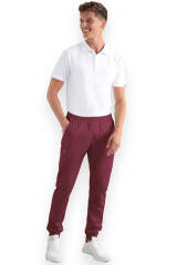 CORE Cargohose Herren - Jogpants Style bordeaux