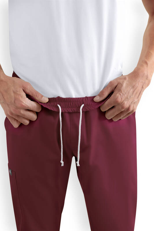 CORE Cargohose Herren - Jogpants Style bordeaux
