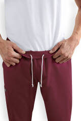 CORE Cargohose Herren - Jogpants Style bordeaux