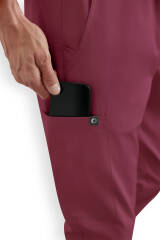 CORE Cargohose Herren - Jogpants Style bordeaux