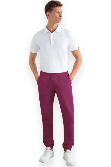 CORE cargo broek heren- joggingbroek style berry