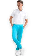 CORE Cargohose Herren - Jogpants Style türkis