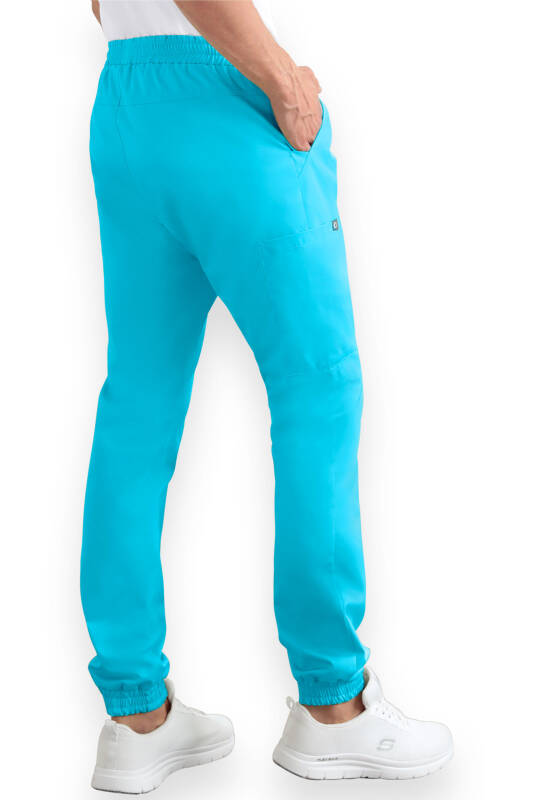 CORE Cargohose Herren - Jogpants Style türkis