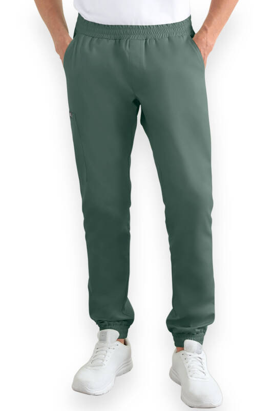 CORE Cargohose Herren - Jogpants Style dunkelgrün